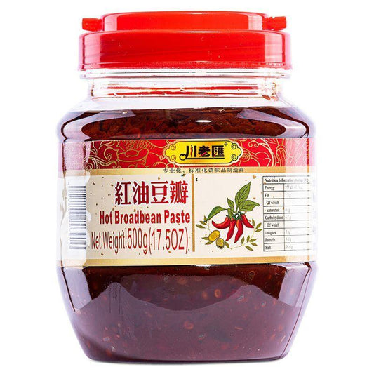 Chuan Lao Hui Hot Broadbean Paste 川老匯 郫縣紅油豆瓣醬 15 x 500g
