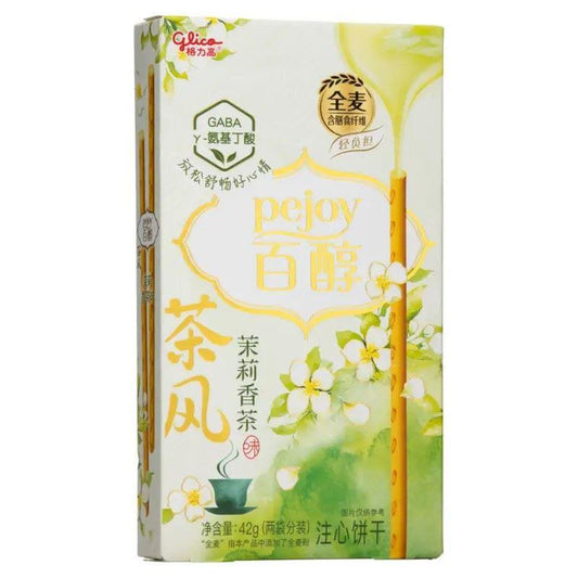 (Case) Glico Pejoy Biscuit Sticks (Jasmine Green Tea Flavour) 格力高 百醇注心餅乾 (茉莉香茶味) 42g*36