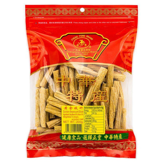(Case) Zheng Feng Golden Beancurd Stick 正豐 黃金枝竹 200g*40