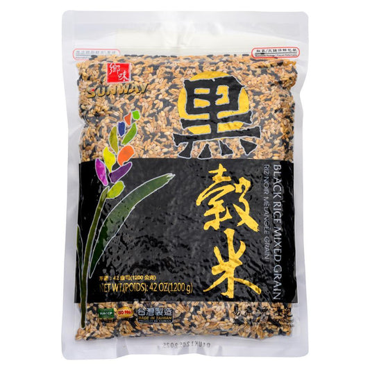(Case) Sunway Black Rice Mixed Grain 鄉味 黑穀米 1.2kg*12