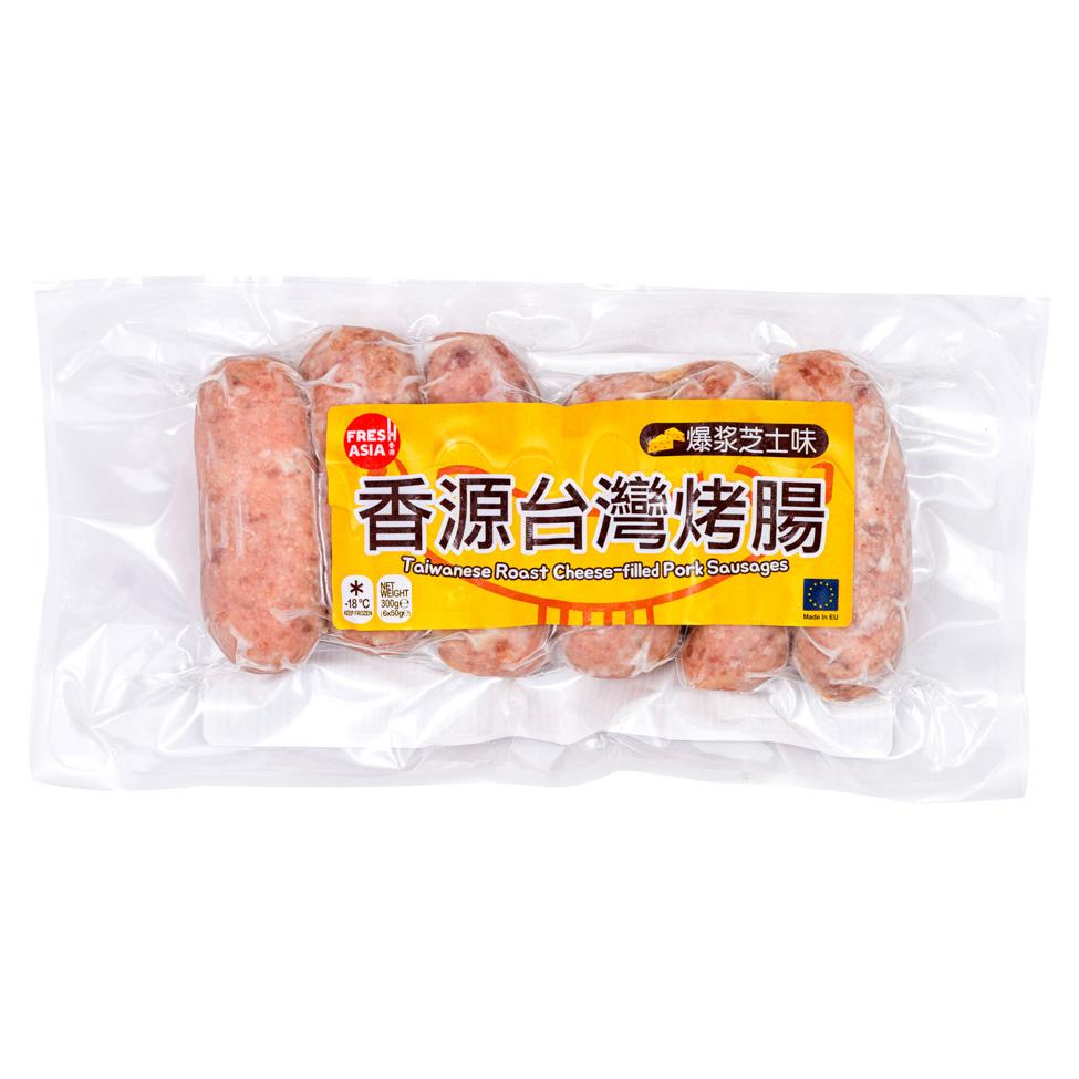 ❄️ Freshasia Taiwanese Roast Cheese-Filled Pork Sausages 香源 台灣烤腸 20 x 爆漿芝士味