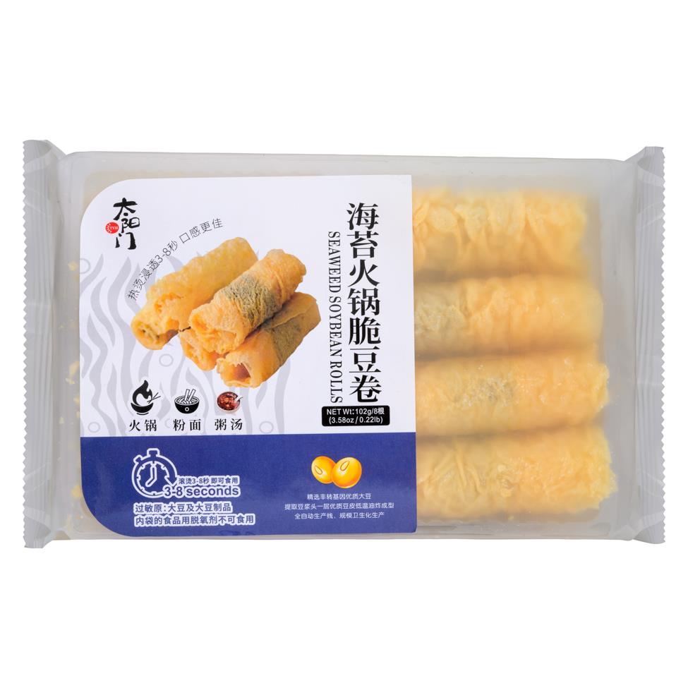 (Case) TYM Seaweed Soybean Roll 太陽門 海苔火鍋脆豆卷 102g*30