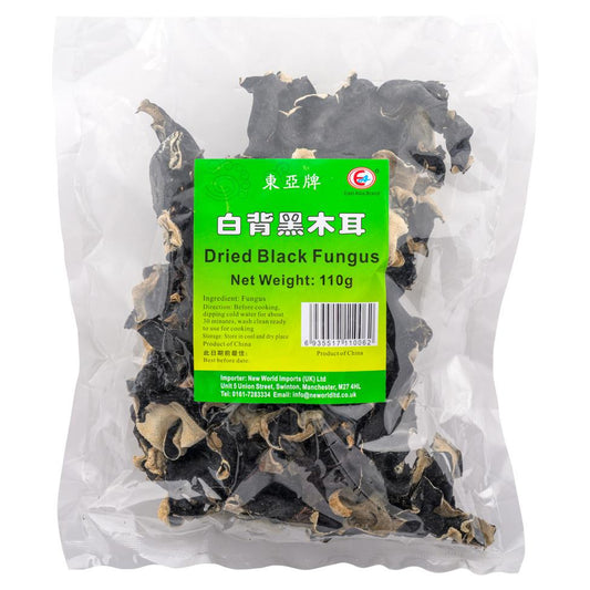 (Case) East Asia Brand Dried Black Fungus 東亞牌 白背黑木耳 110g*40