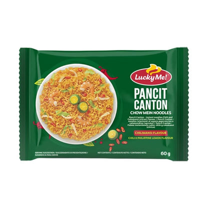 (Case) Lucky Me Pancit Canton Chow Mein Noodles (Chili Mansi Favour) 60g*24
