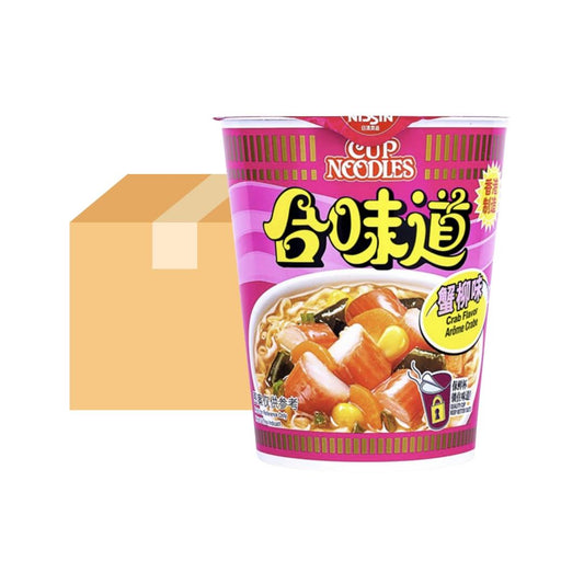 (Case) Nissin Cup Noodle (Crab Flavour) 合味道 蟹柳味杯麵 69g*24