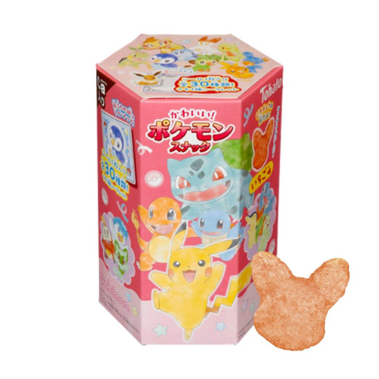 Tohato Pokemon Strawberry Flavour Snack ポケモンスナック いちご味 8 x (6 x 23g)