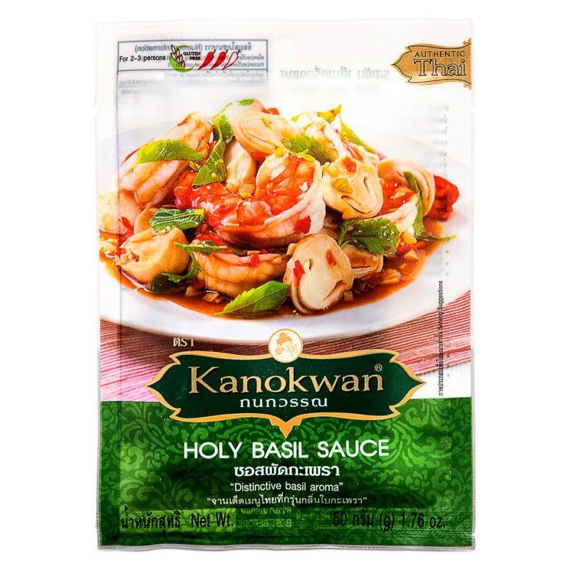 (Case) Kanokwan Holy Basil Sauce 50g*12