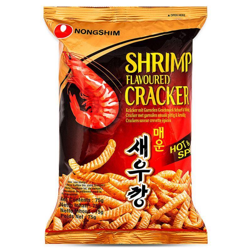(Case) Nongshim Shrimp Flavoured Cracker (Hot & Spicy) 75g*20
