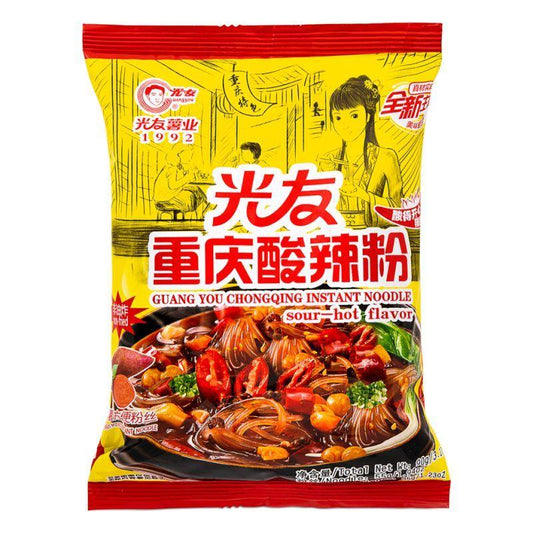 (Case) Guang You Chongqing Insant Noodle (Sour Hot Flavour) 光友 重慶酸辣粉 90g*20