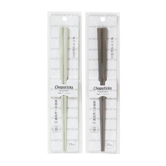 Octagon Chopsticks (Natural Colour) 八角箸 ナチュラルカラー 10 x 23cm