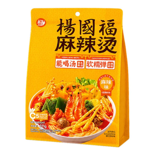Yang Guo Fu Malatang Hot Pot with Potato Noodle (Hot & Spicy) 楊國福 麻辣燙 (麻辣味) 20 x 311g