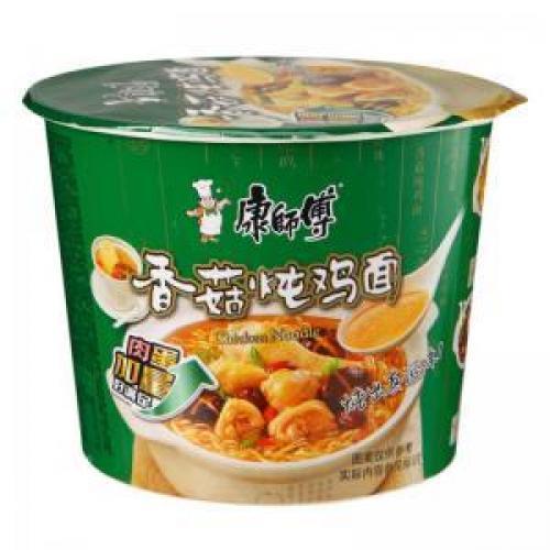 (Case) Master Kong Mushroom Chicken Flavour Instant Noodle (Bowl) 康師傅 香菇燉雞味麵 (碗) 105g*12