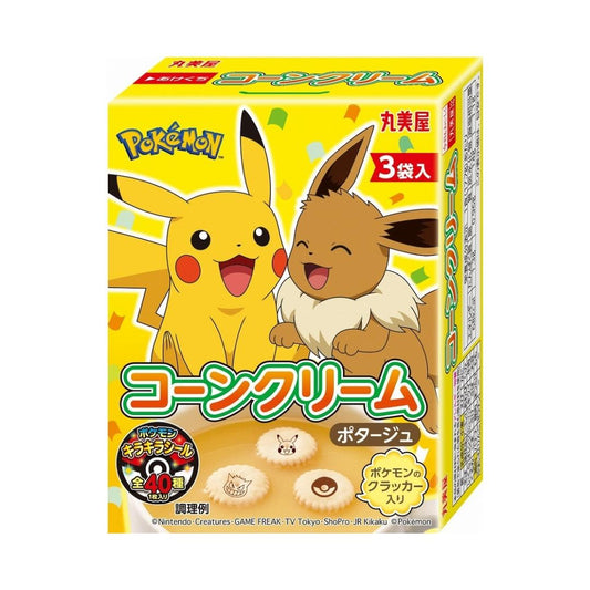 (Case) Marumiya Pokemon Corn Cream Instant Soup ポケモン コーンクリーム 53.1g*60