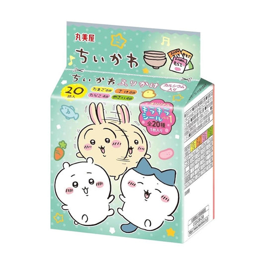 (Case) Marumiya Chiikawa Furikake Rice Seasoning Mini Pack 50g*10