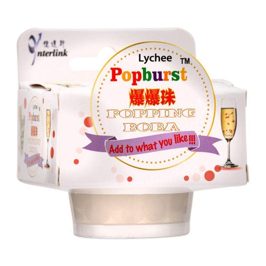 (Case) RW Popburst Popping Boba (Lychee Flavour) 一直旺 爆爆珠 (荔枝味) 130g*24