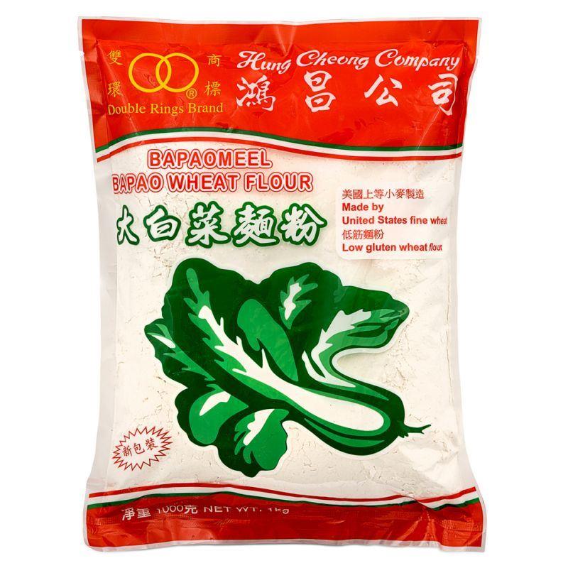 (Case) Double Rings Brand Bapao Wheat Flour 大白菜麵粉 1kg*10