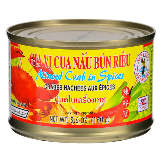 (Case) Nang Fah Minced Crab in Spices 辣碎蟹 160g*48