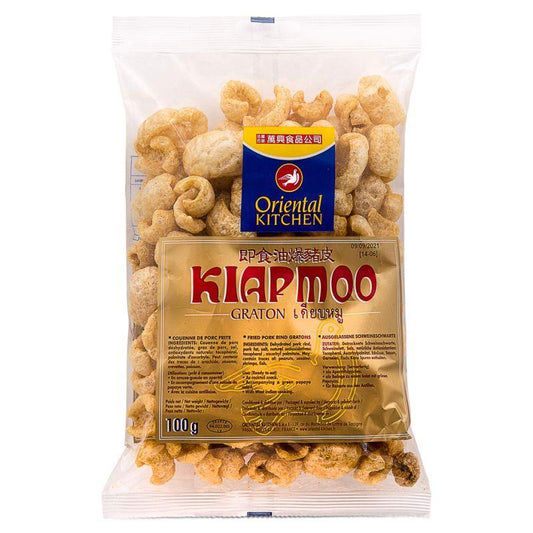(Case) Oriental Kitchen Fried Pork Rind Gratons 萬興 即食油爆豬皮 100g*25