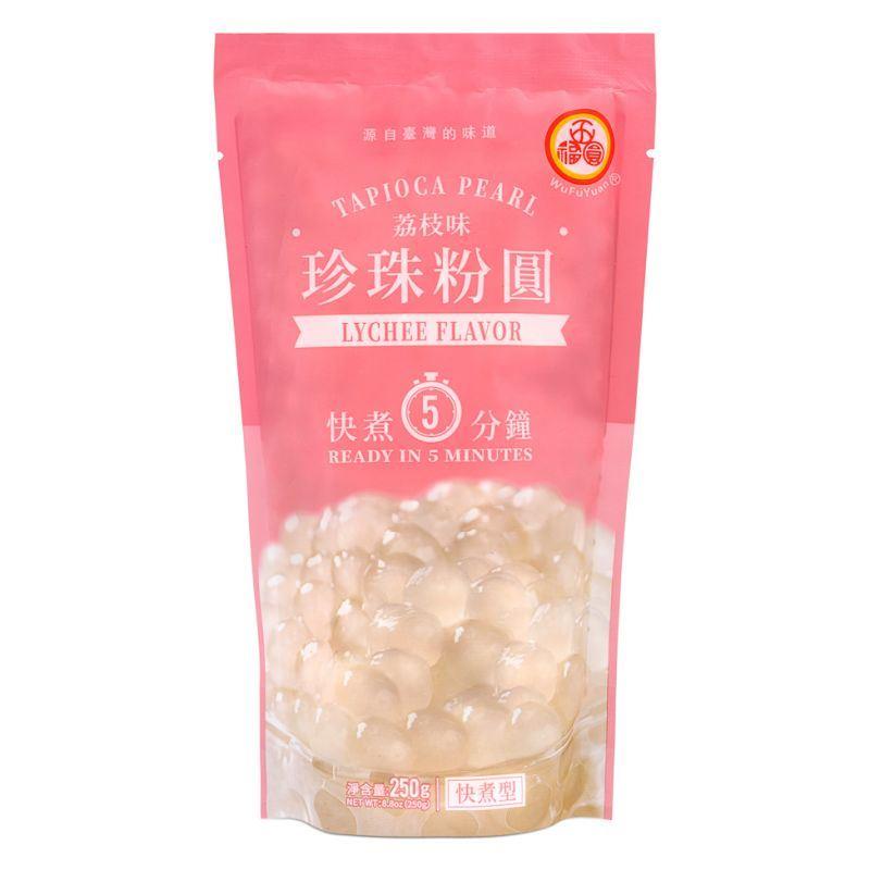 (Case) Wu Fu Yuan Tapioca Pearl (Lychee Flavour) 五福圓 珍珠粉圓 (荔枝味) 250g*36