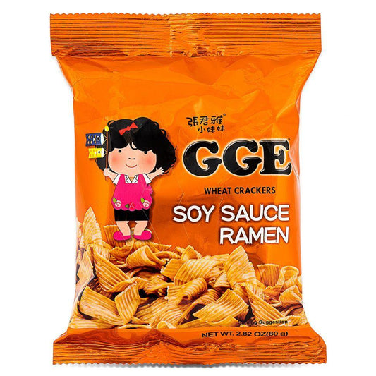 (Case) GGE Wheat Crackers (Soy Sauce Ramen) 80g*15