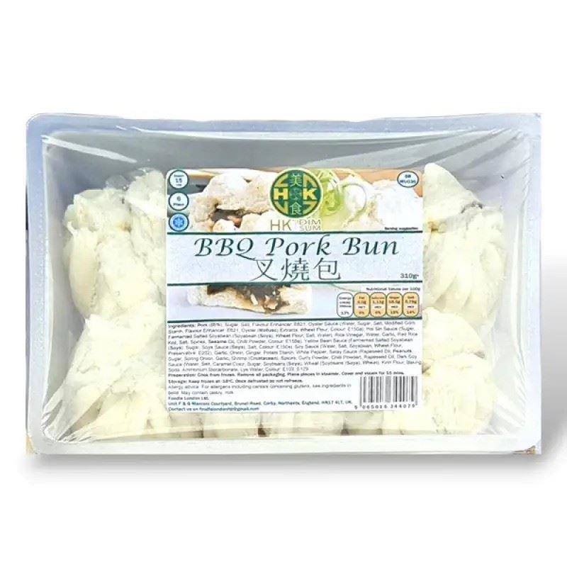 ❄️ HK Dim Sum BBQ Pork Bun (Char Siu Bao) 香港點心 叉燒包 12 x 310g (6 pcs)