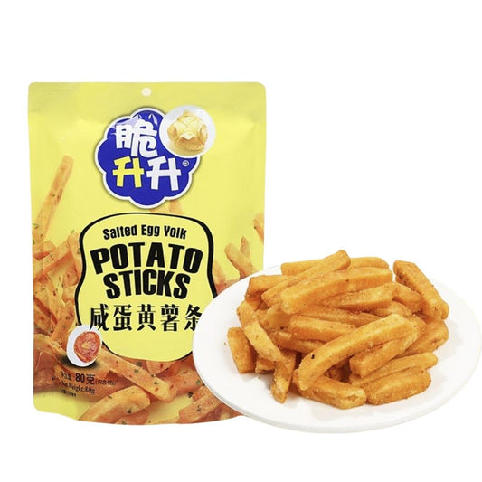 (Case) Cui Sheng Sheng Potato Sticks (Salted Egg Yolk) 80g*20