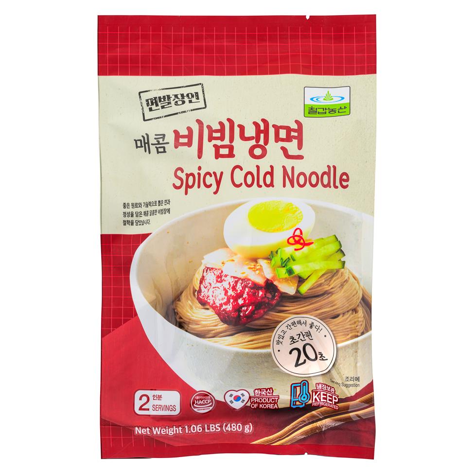 ❄️ Chilkab Korean Spicy Cold Noodle with Sauce 면발장인 매콤 비빔냉면 10 x 480g