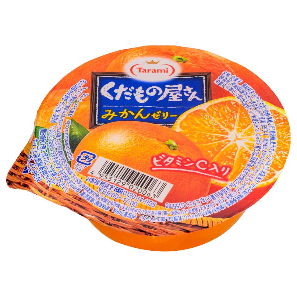 (Case) Tarami Kudamonoyasan Jelly (Orange) 160g*6