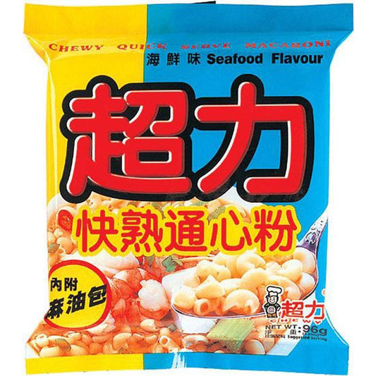 (Case) Chewy Quick Serve Macaroni (Seafood Flavour) 超 快熟通心粉 (海鮮味) 96g*30