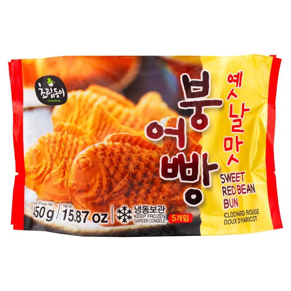 ❄️ Choripdong Fish Shaped Sweet Red Bean Bun 30 x 450g