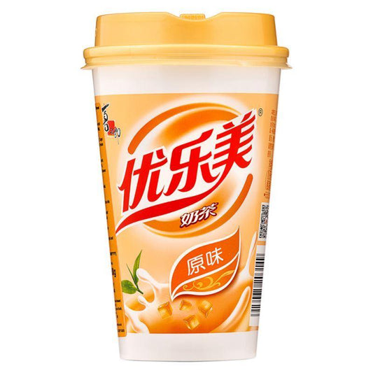 (Case) Xizhilang ST Instant Milk Tea Drink With Nata De Coco (Original Flavour) 喜之郎 優樂美椰果奶茶 (原味) 80g*30