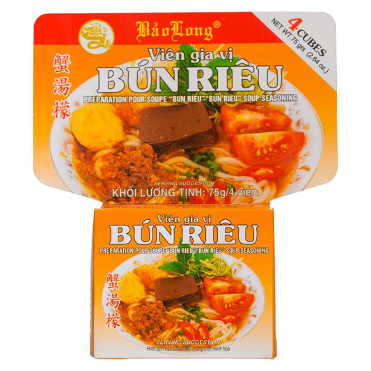 Bao Long Bun Rieu Crab Soup Seasoning 144 x 75g