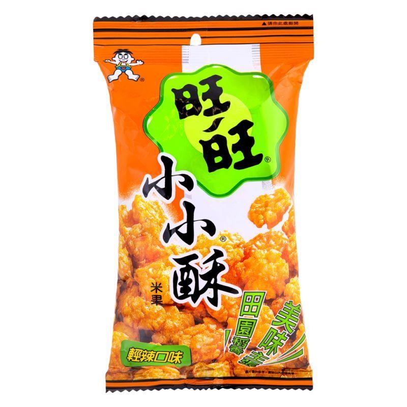 (Case) Want Want Mini Rice Crackers (Spicy Flavour) 旺旺 小小酥 (輕辣口味) 60g*20
