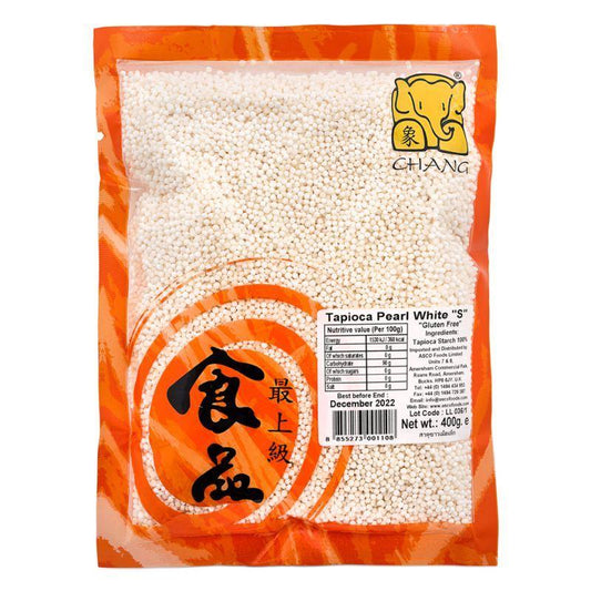 (Case) Chang Tapioca Pearl White Small 象牌 西米 400g*40