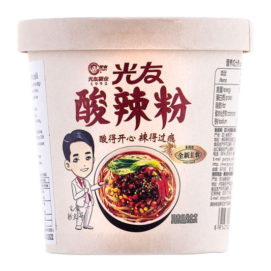 (Case) Guang You Hot & Sour Flavour Vermicelli (Bowl) 光友 酸辣粉 (碗) 110g*12