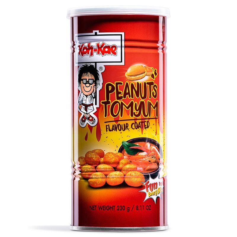 (Case) Koh-Kae Tom Yum Flavour Coated Peanuts 大哥 泰式酸辣味花生豆 230g*12