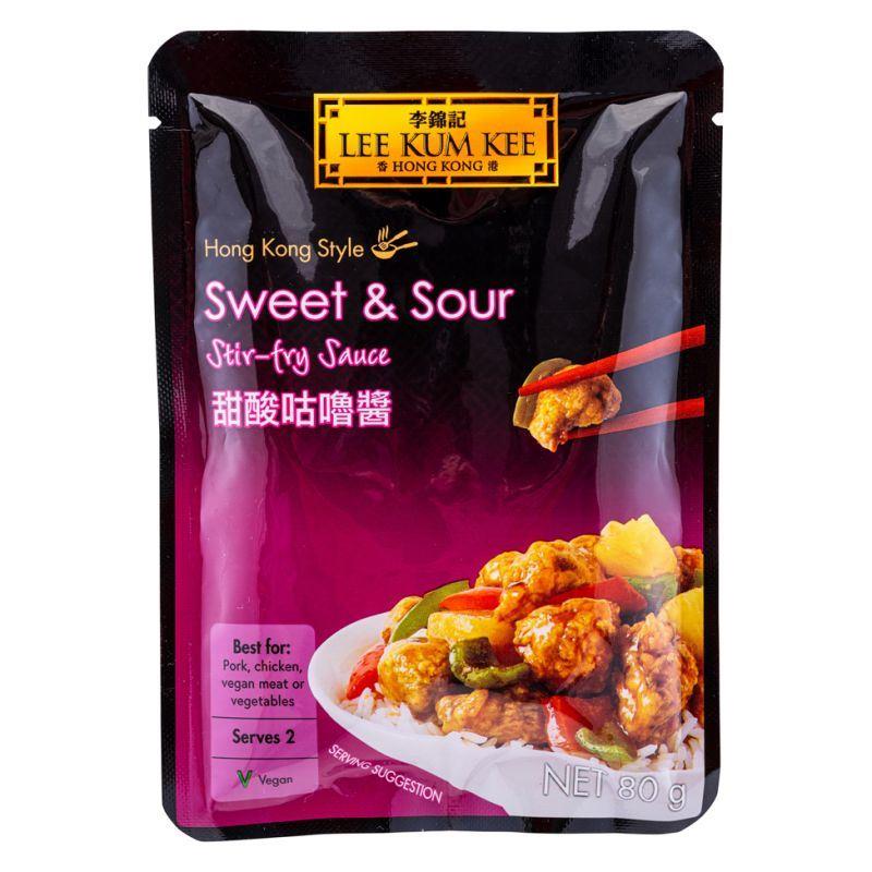 Lee Kum Kee Hong Kong Style Sweet & Sour Stir-fry Sauce 李錦記 甜酸咕嚕醬 12 x 80g