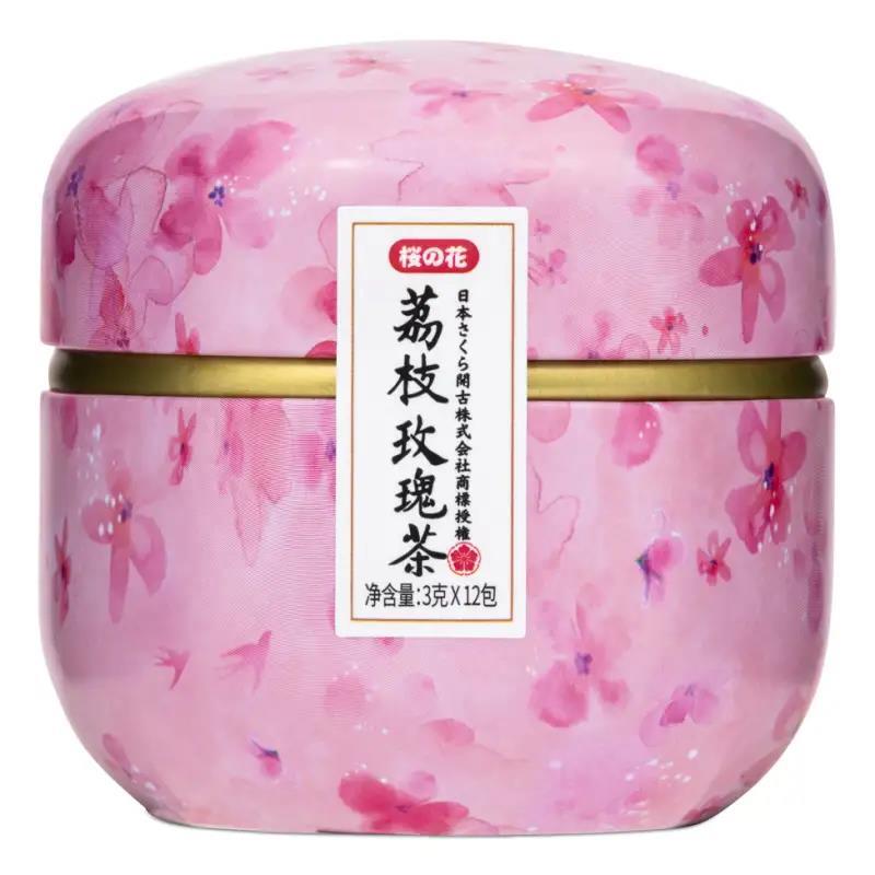 (Case) Kakoo Rose Lychee Black Tea 開古 桜の花 小花罐口味茶包 (荔枝玫瑰茶) 36g (12*3g)*24