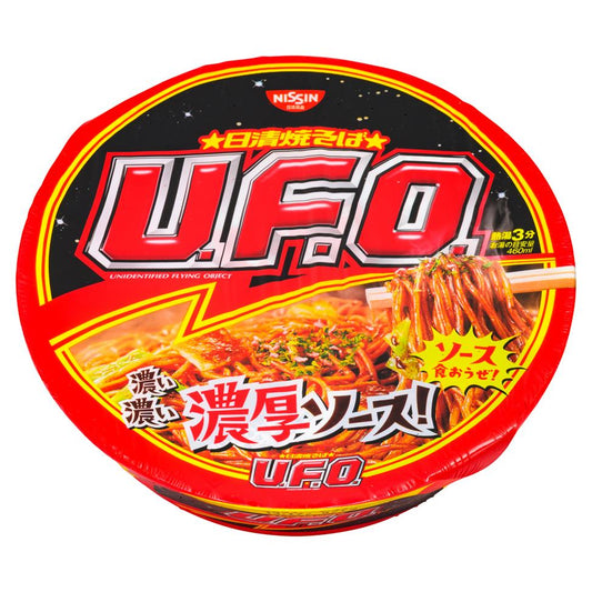 (Case) Nissin UFO Instant Yakisoba - Pan Fried Noodles (Original Flavour) (JPN Version) 日清 日本版飛碟炒麵 (原味) 128g*12