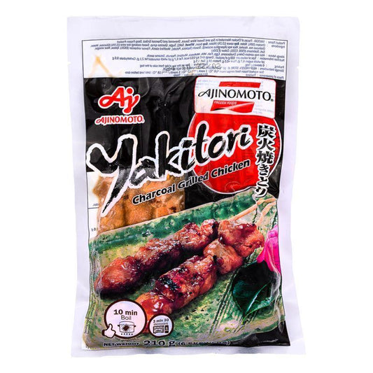 ❄️ Ajinomoto Skewered Charcoal Grilled Chicken in Soy and Sweet Wine Sauce 20 x Yakitori