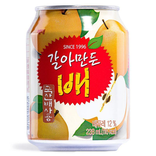 (Case) Haitai Crushed Pear Juice (Can) 갈아만든배 (238ml*12)*6
