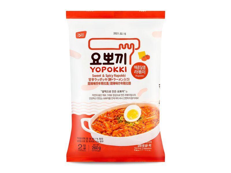(Case) Young Poong Yopokki Sweet & Spicy Rapokki 甜辣味炒年糕拉麵 260g*20