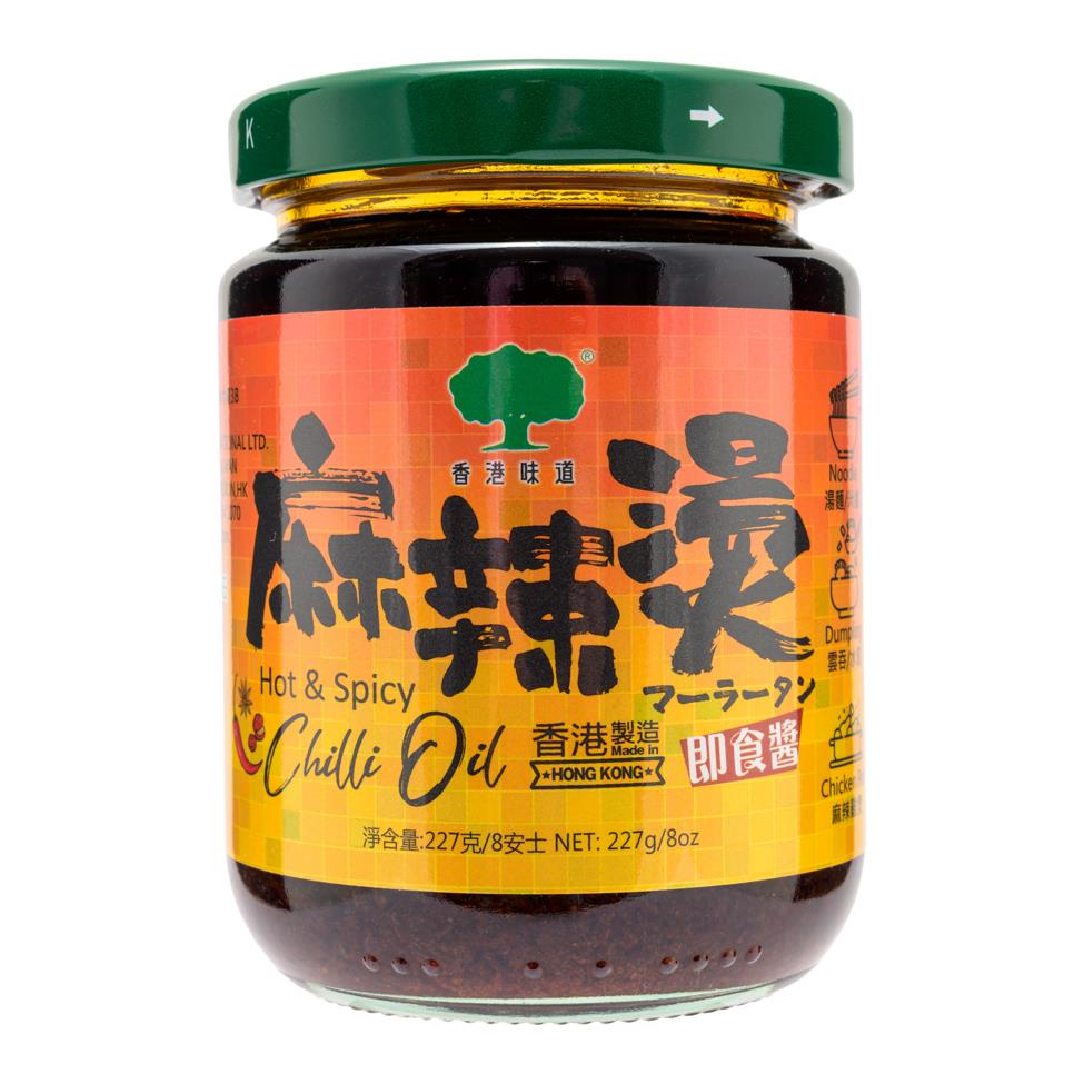 Giant Tree Hot & Spicy Chilli Oil 巨樹牌 麻辣燙 24 x 227g