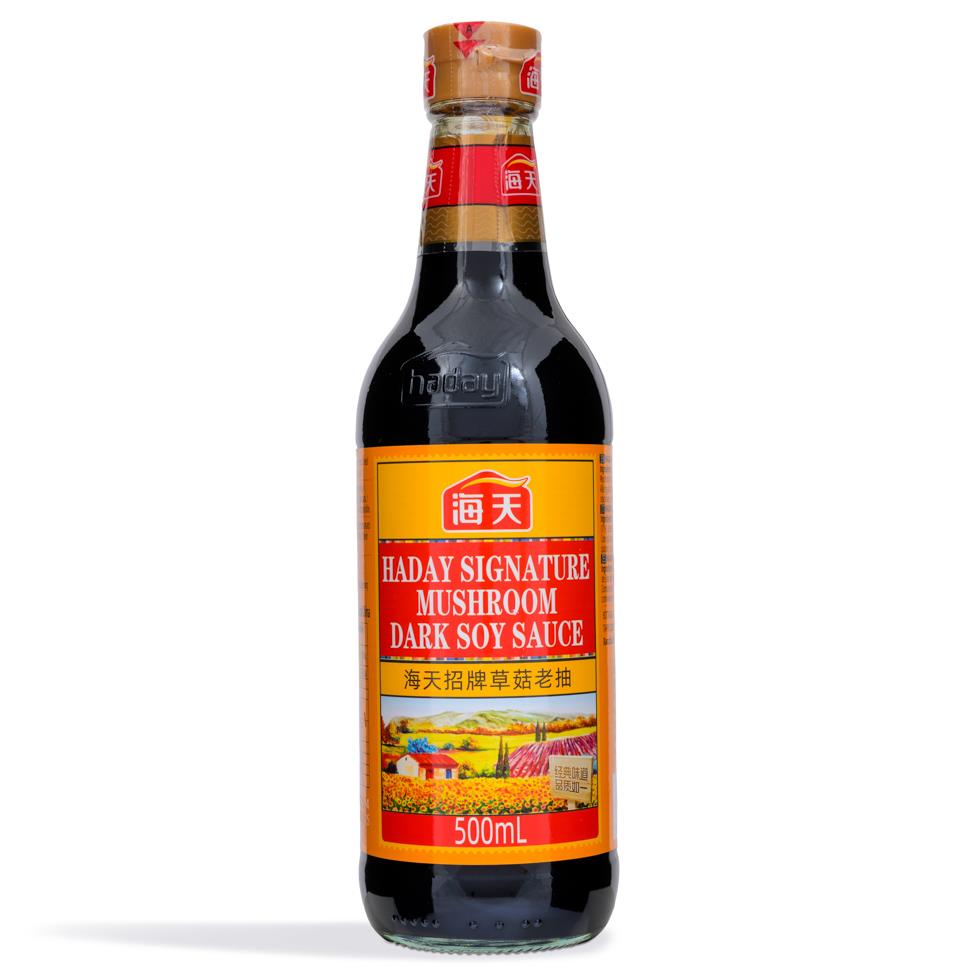Haday Signature Mushroom Dark Soy Sauce 海天 招牌草菰老抽 12 x 500ml
