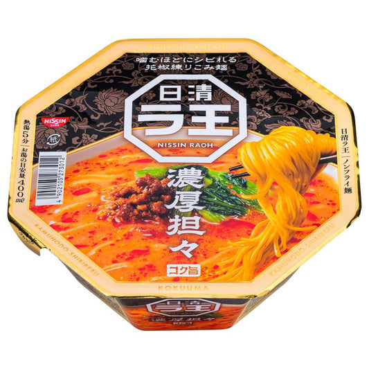 (Case) Nissin Raoh Rich Tantanmen Noodle 日清 ラ王濃厚擔擔湯拉麵 128g*12