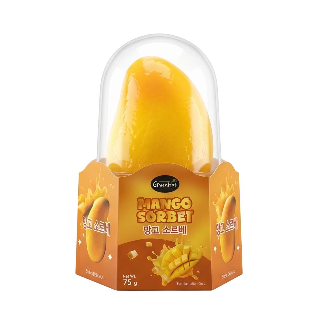❄️ GreenHat Mango Sorbet 망고 소르베 8 x (3 x 75g)