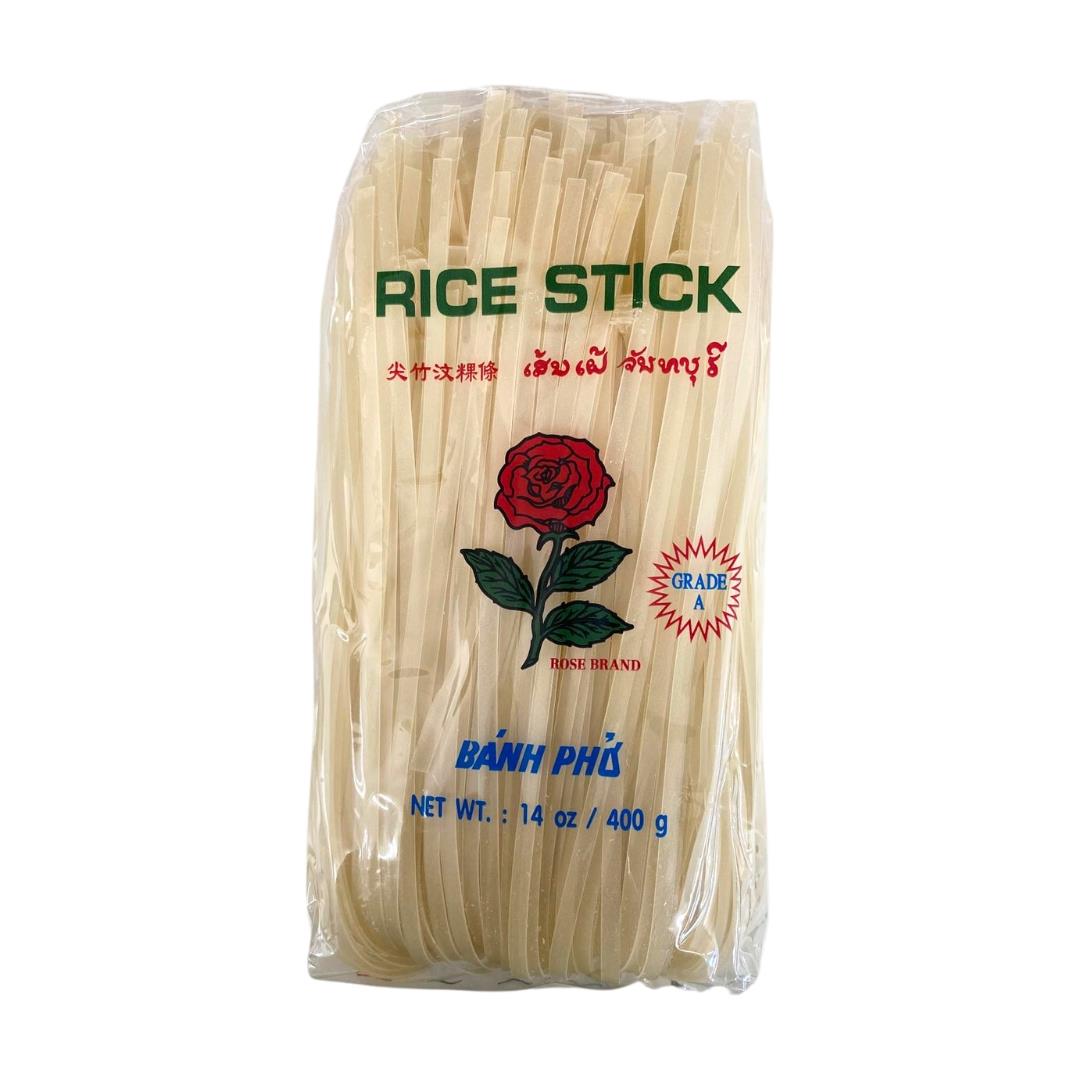 Rose Brand Rice Stick 玫瑰牌 尖竹汶粿條 (5mm) 30 x 400g