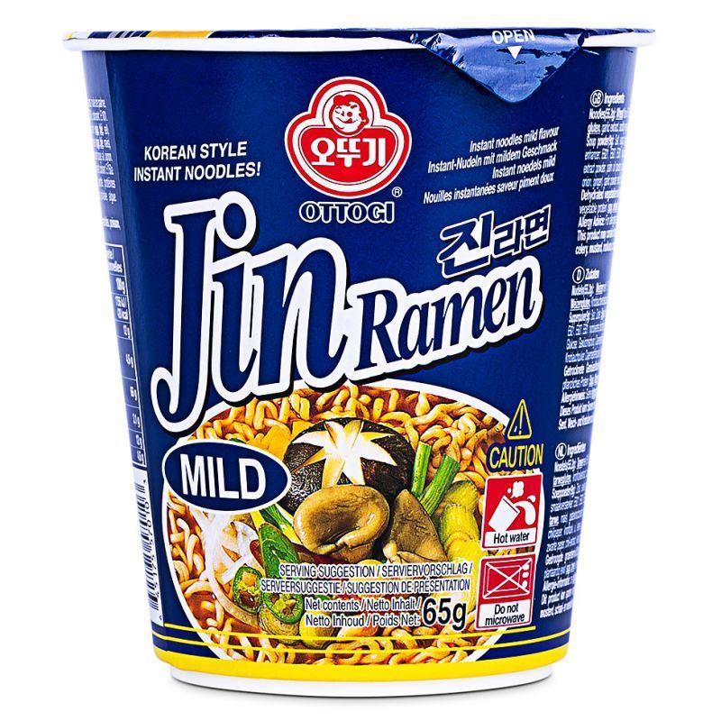 (Case) Ottogi Jin Ramen Cup (Mild) 진라면 65g*6