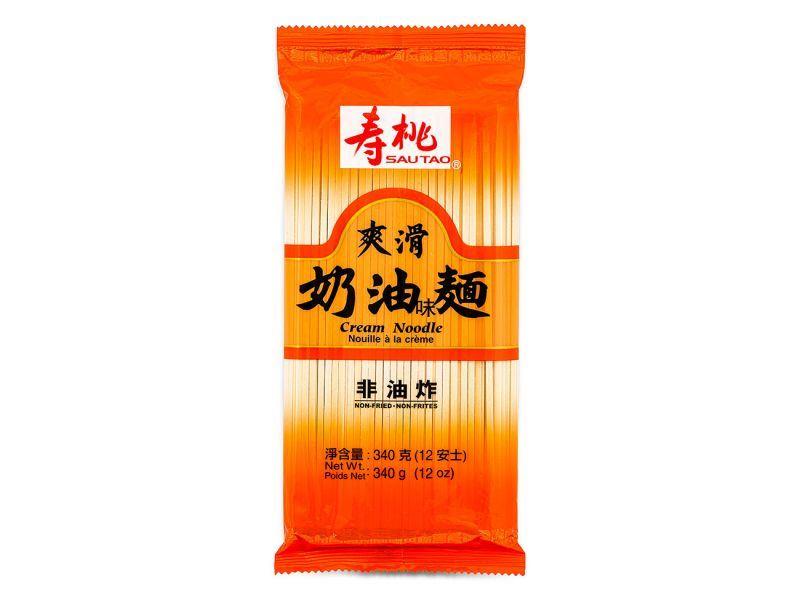(Case) Sau Tao Cream Noodle 壽桃牌 爽滑奶油味麵 340g*24