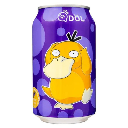 (Case) QDOL Pokemon Sparkling Water (Grape Flavour) 夢可寳 葡萄風味氣泡水 330ml*24